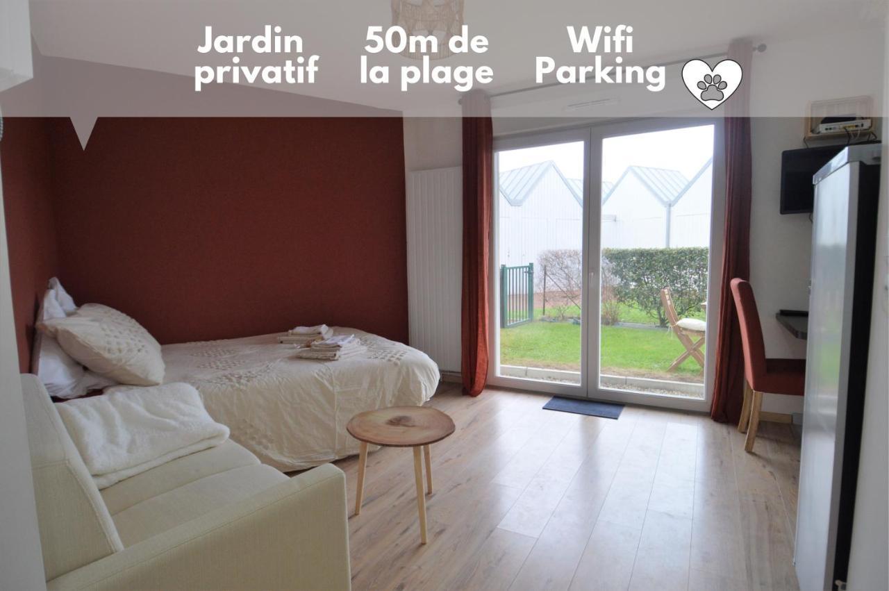 Jardin - A 50M De La Plage - Wifi - Parking Courseulles-sur-Mer Exteriör bild